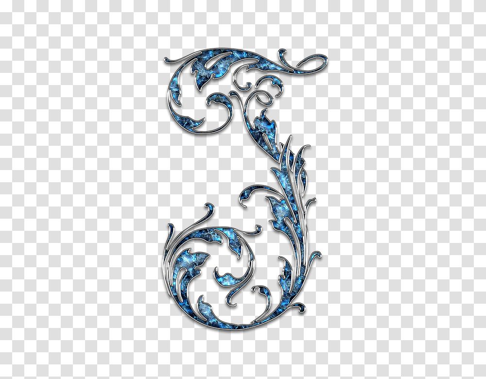 Letter 960, Alphabet, Floral Design Transparent Png