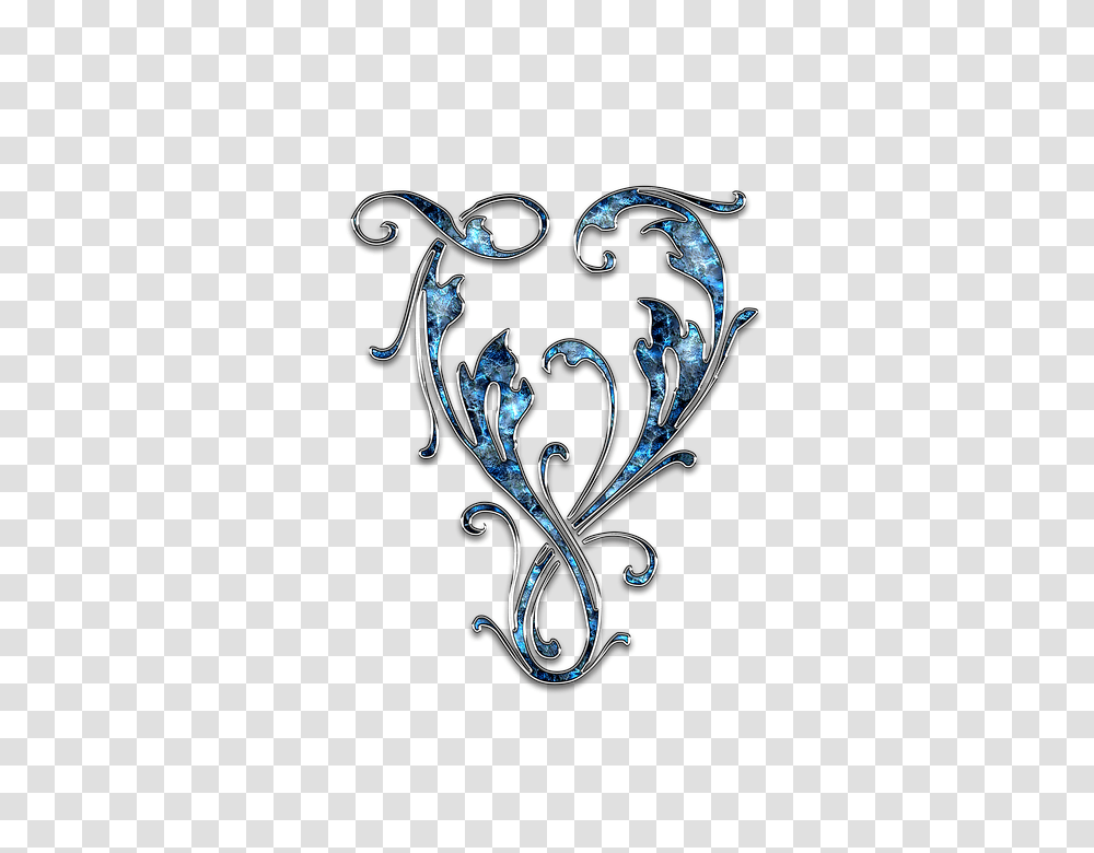 Letter 960, Alphabet, Floral Design Transparent Png