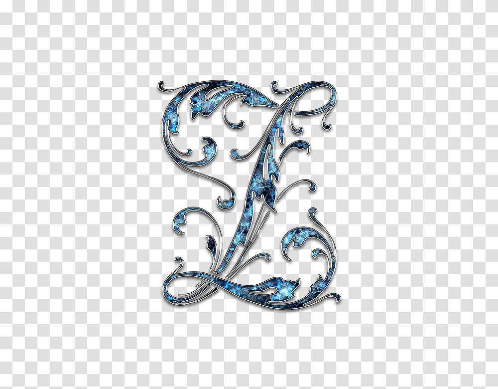 Letter 960, Alphabet, Floral Design Transparent Png