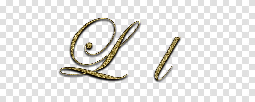 Letter Education, Gold, Handwriting Transparent Png