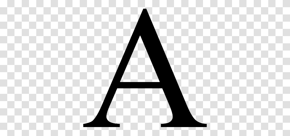 Letter A, Alphabet, Triangle Transparent Png