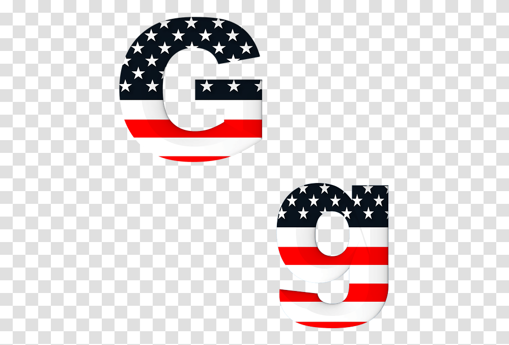 Letter Abc Alphabet American Flag Stars Stripes Us Flag Letters Free, Number, Star Symbol Transparent Png