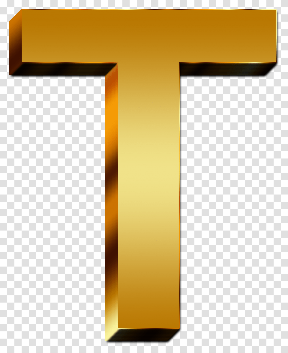 Letter Alphabet Desktop Gold Letters Angle Symbol, Lamp, Cross, Crucifix Transparent Png