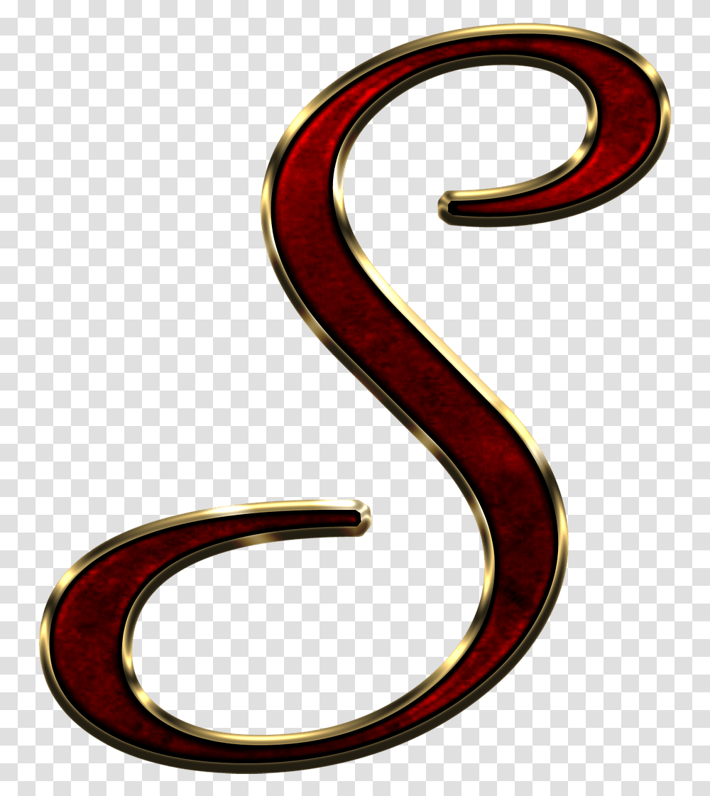 Letter Alphabet Initial S Letter S No Background, Cane, Stick, Smoke Pipe Transparent Png