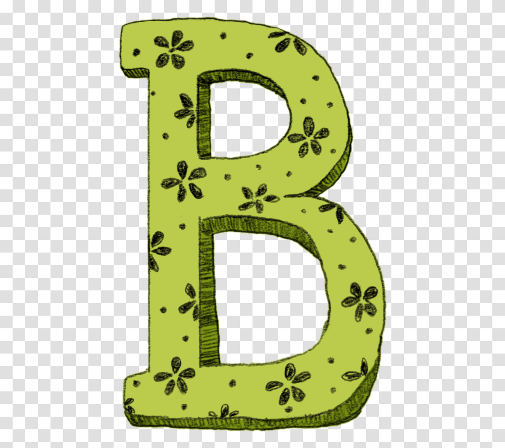 Letter B Image Letter B Color Green, Plant, Alphabet, Fruit Transparent Png
