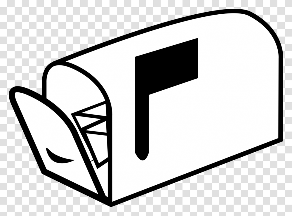 Letter Box Email Coloring Book United States Postal Service Free, Mailbox, Letterbox, Private Mailbox, Stencil Transparent Png