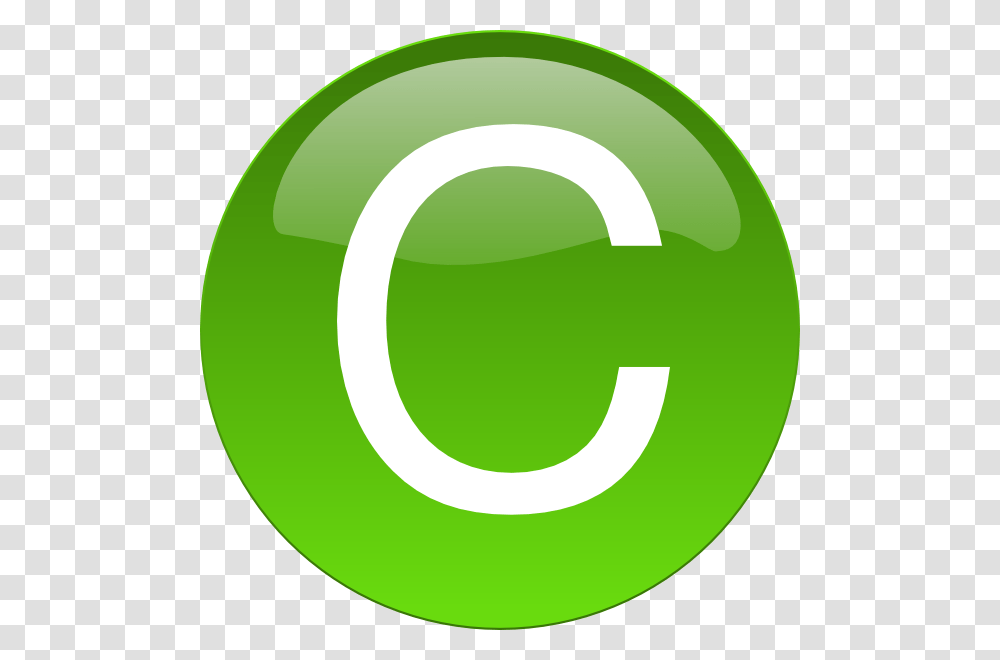 Letter C, Alphabet, Green, Tennis Ball, Sport Transparent Png