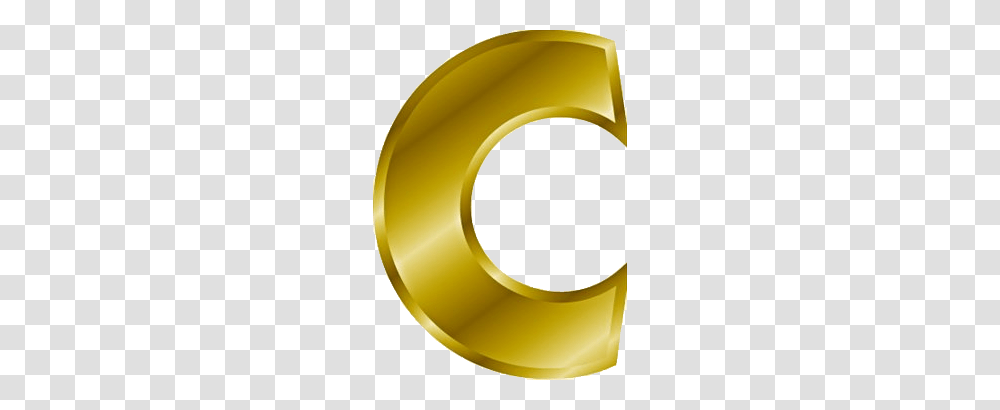 Letter C, Alphabet, Gold, Number Transparent Png