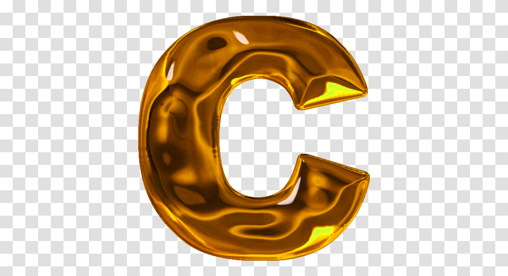 Letter C Gold Letter C, Helmet, Clothing, Apparel, Text Transparent Png