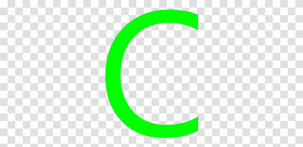Letter C Green Letter C, Text, Number, Symbol, Alphabet Transparent Png