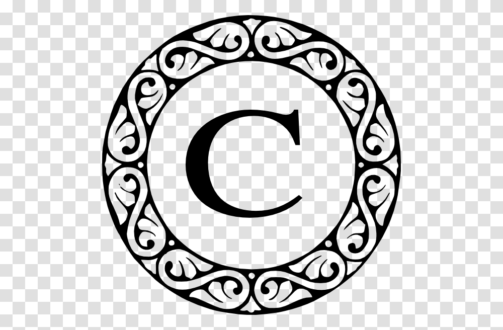 Letter C Monogram Clip Art, Oval, Rug Transparent Png