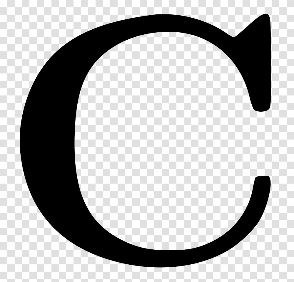 Letter C Vector Clipart, Gray, World Of Warcraft Transparent Png