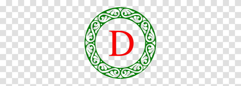 Letter D Christmas Monogram Clip Art, Number, Alphabet Transparent Png