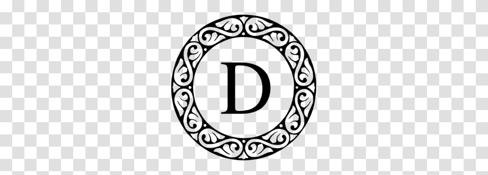 Letter D Monogram Clip Art, Gray, World Of Warcraft Transparent Png