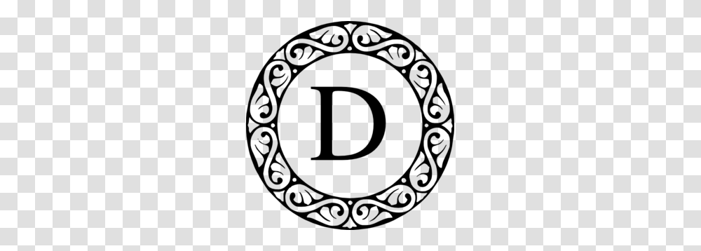 Letter D Monogram Clip Art, Gray, World Of Warcraft Transparent Png