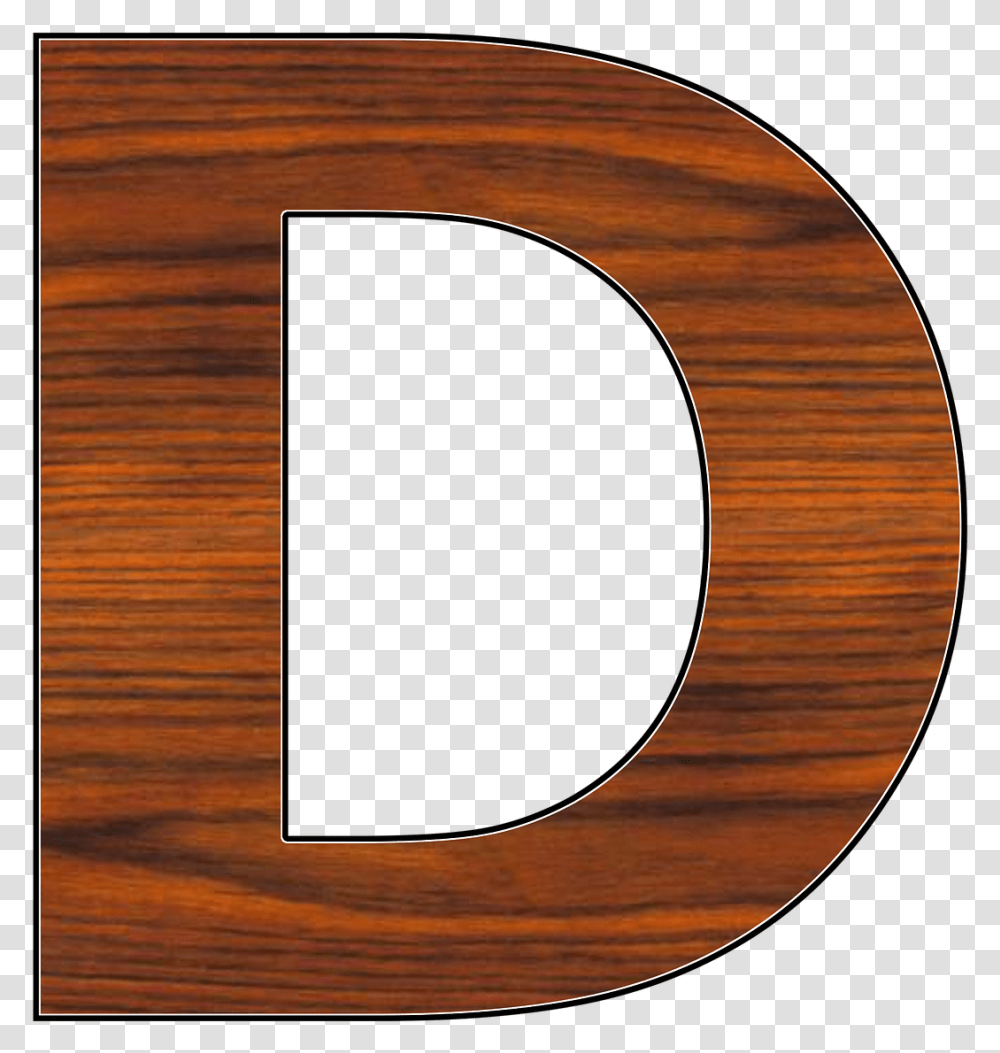 Letter D Wood, Number, Hardwood Transparent Png