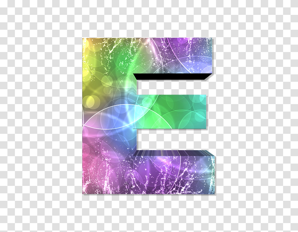Letter E, Alphabet, Purple, Light, Pattern Transparent Png
