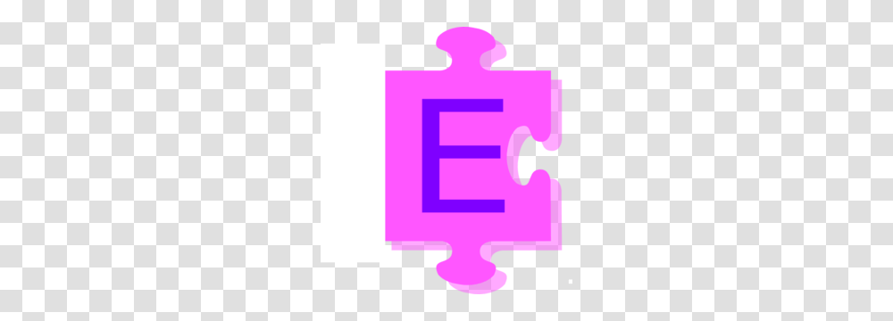 Letter E Inside Puzzle Piece Clip Art, First Aid, Number Transparent Png