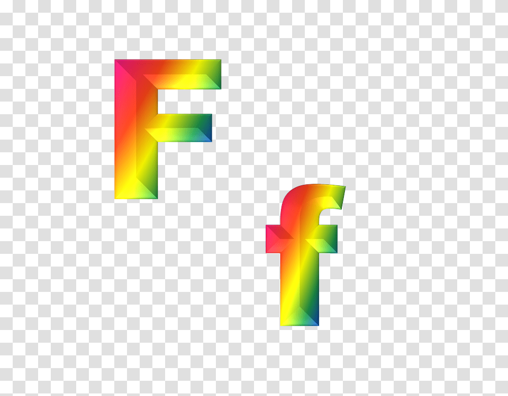 Letter F, Alphabet, Cross, Light Transparent Png