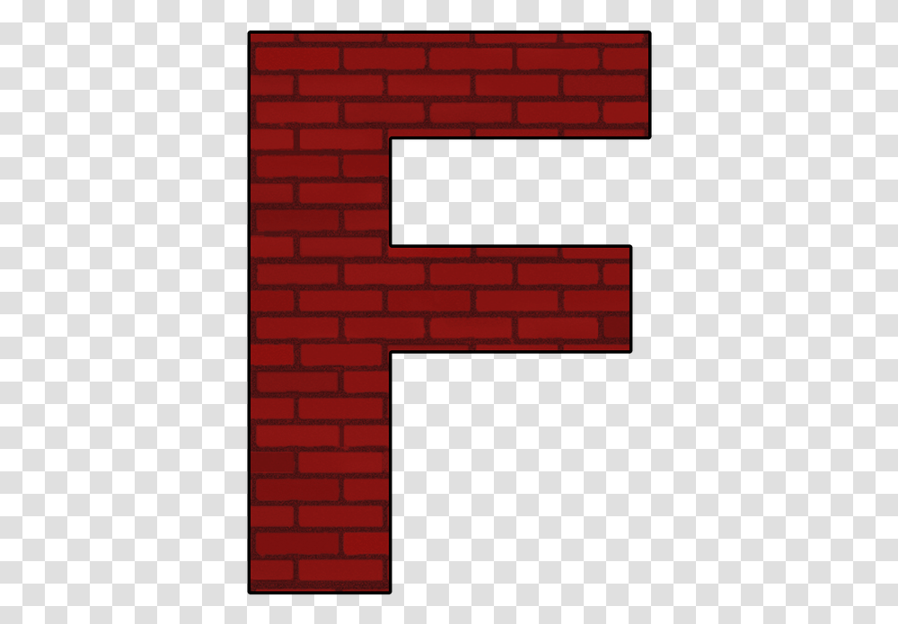 Letter F Brick Letter F, Wall, Alphabet, Word Transparent Png