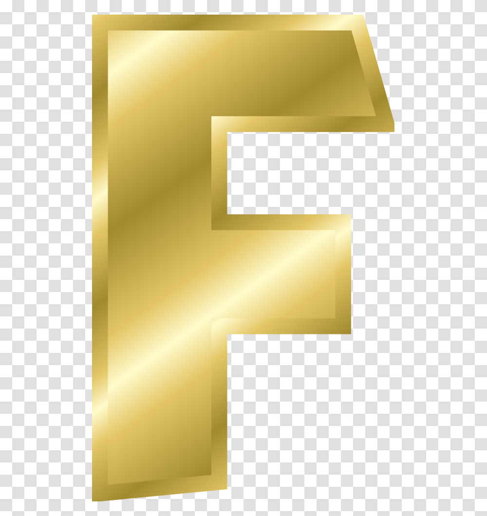 Letter F Gold, Lighting, Logo, Trademark Transparent Png