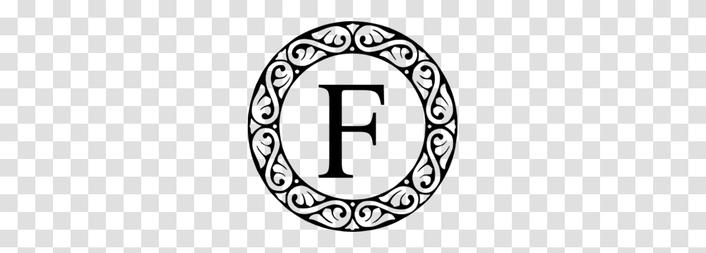 Letter F Monogram Clip Art, Gray, World Of Warcraft Transparent Png