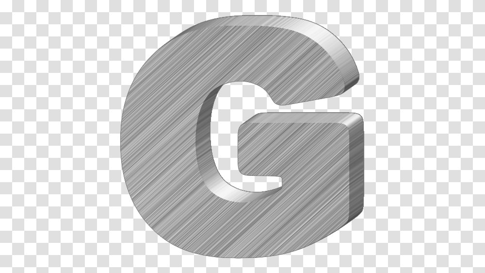 Letter G, Alphabet, Aluminium, Gray Transparent Png