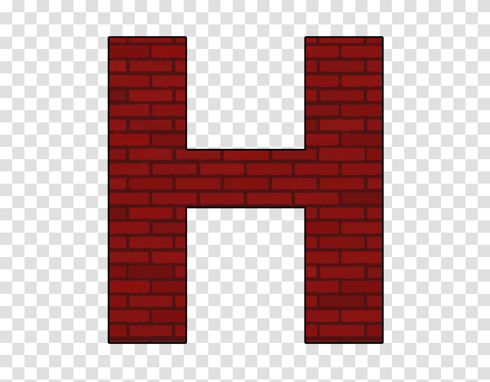 Letter H, Alphabet, Brick Transparent Png