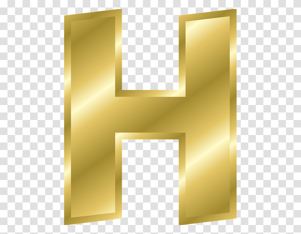 Letter H, Alphabet, Lighting, Gold, Texture Transparent Png