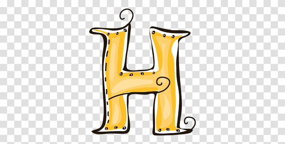 Letter H Sticker, Furniture, Wood, Building Transparent Png