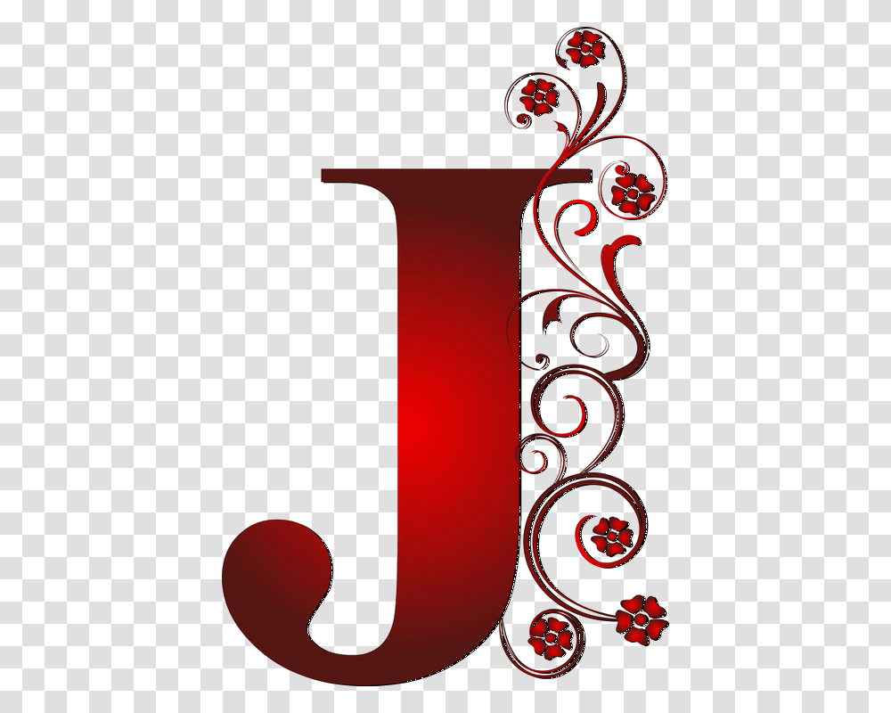 Letter J, Alphabet, Floral Design Transparent Png