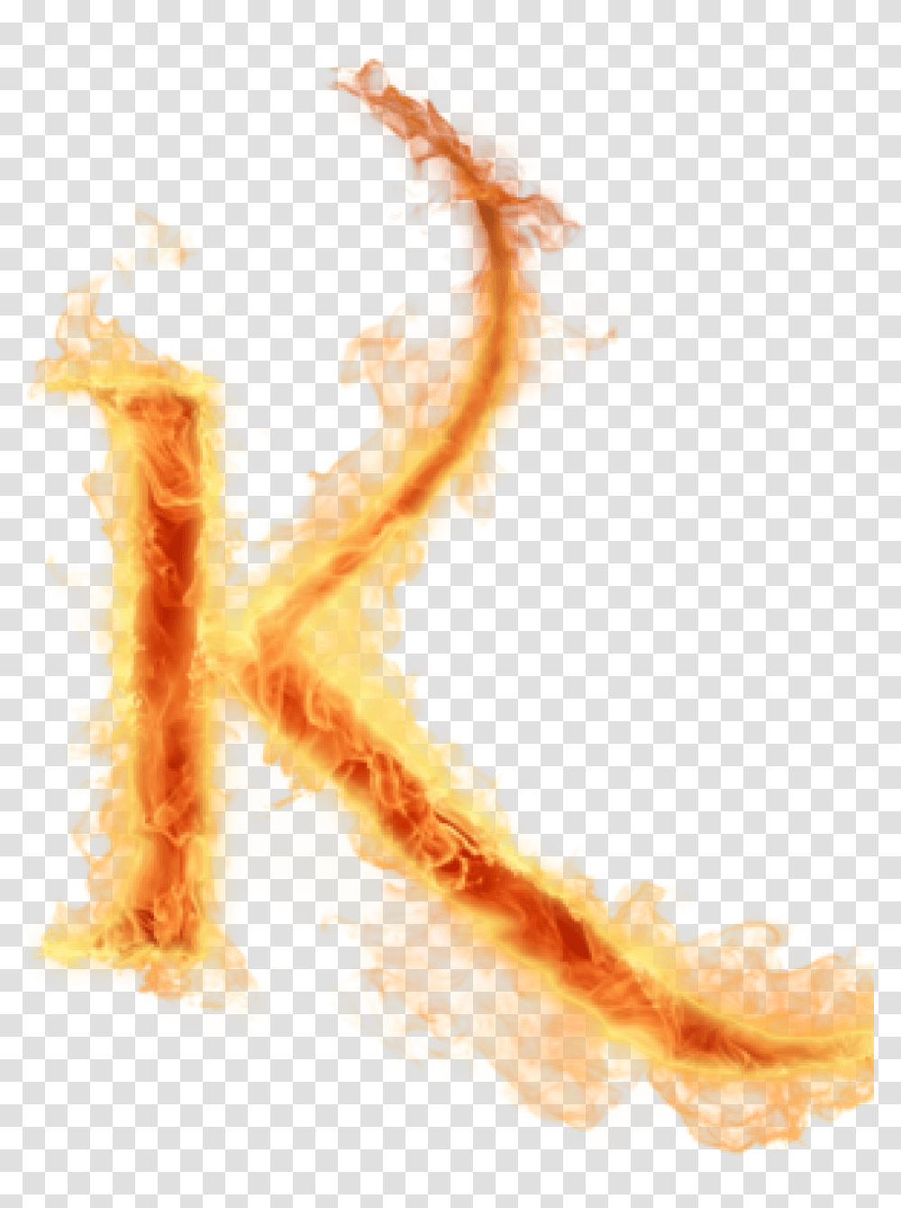 Letter K, Alphabet, Bonfire, Flame Transparent Png