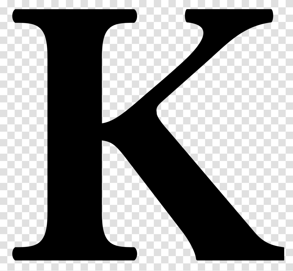 Letter K, Alphabet, Gray, World Of Warcraft Transparent Png