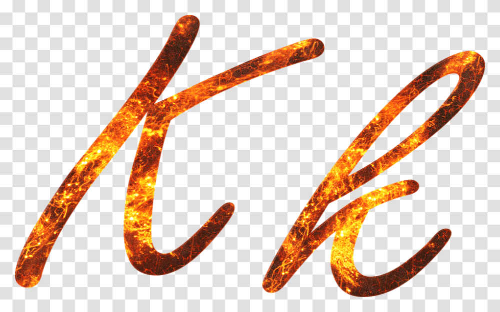 Letter K Fire Embers Lava Font Write Type Fonts K Name Letter, Axe, Tool, Alphabet Transparent Png
