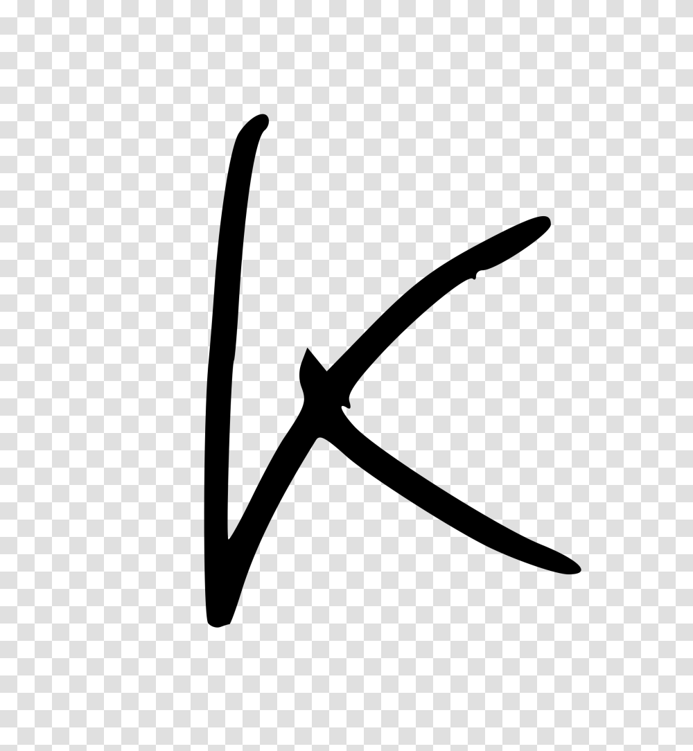 Letter K High Quality Image Vector Clipart, Gray, World Of Warcraft Transparent Png