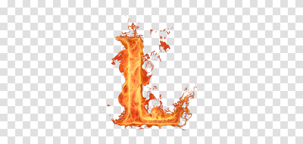 Letter L, Alphabet, Fire, Bonfire, Flame Transparent Png