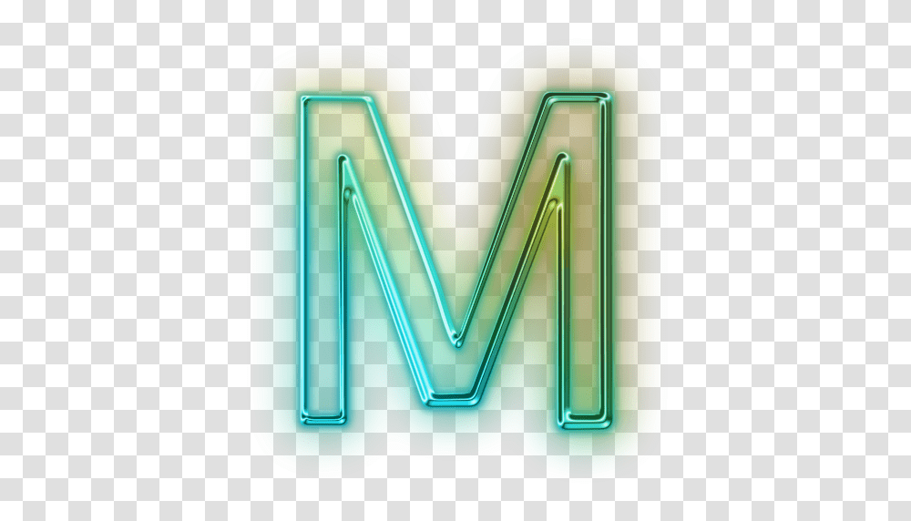 Letter M, Alphabet, Light, Neon Transparent Png