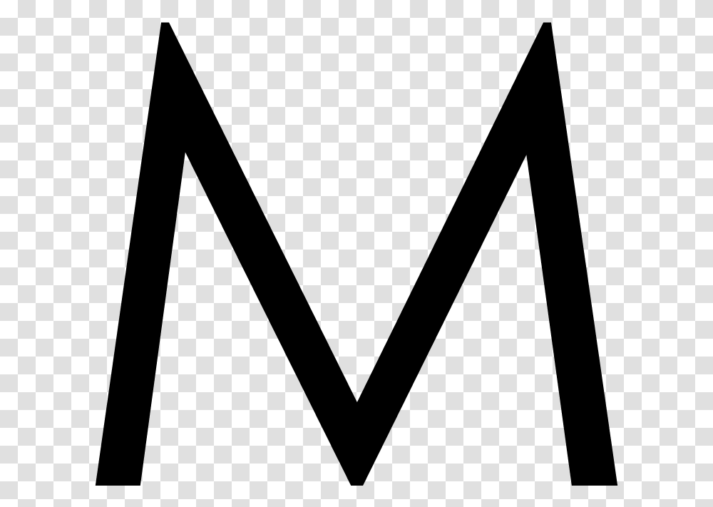 Letter M Bukva M, Gray, World Of Warcraft Transparent Png