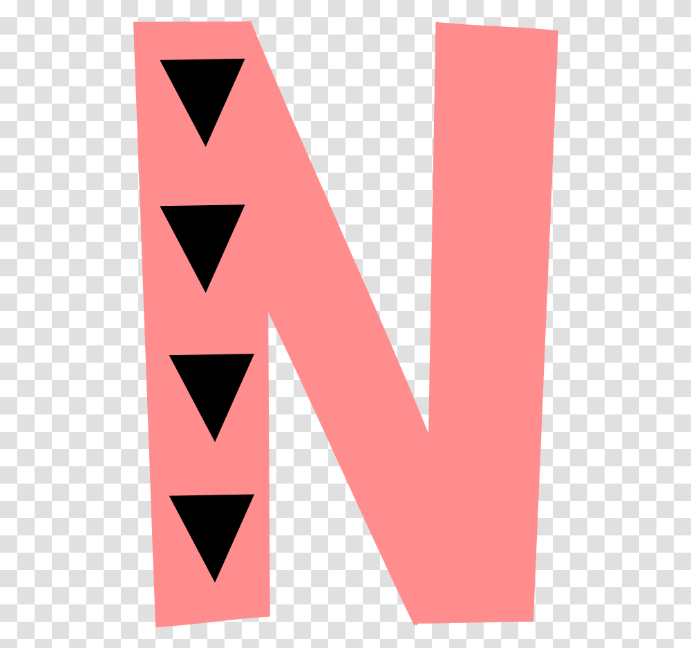 Letter N Font Triangle, Alphabet, Word Transparent Png