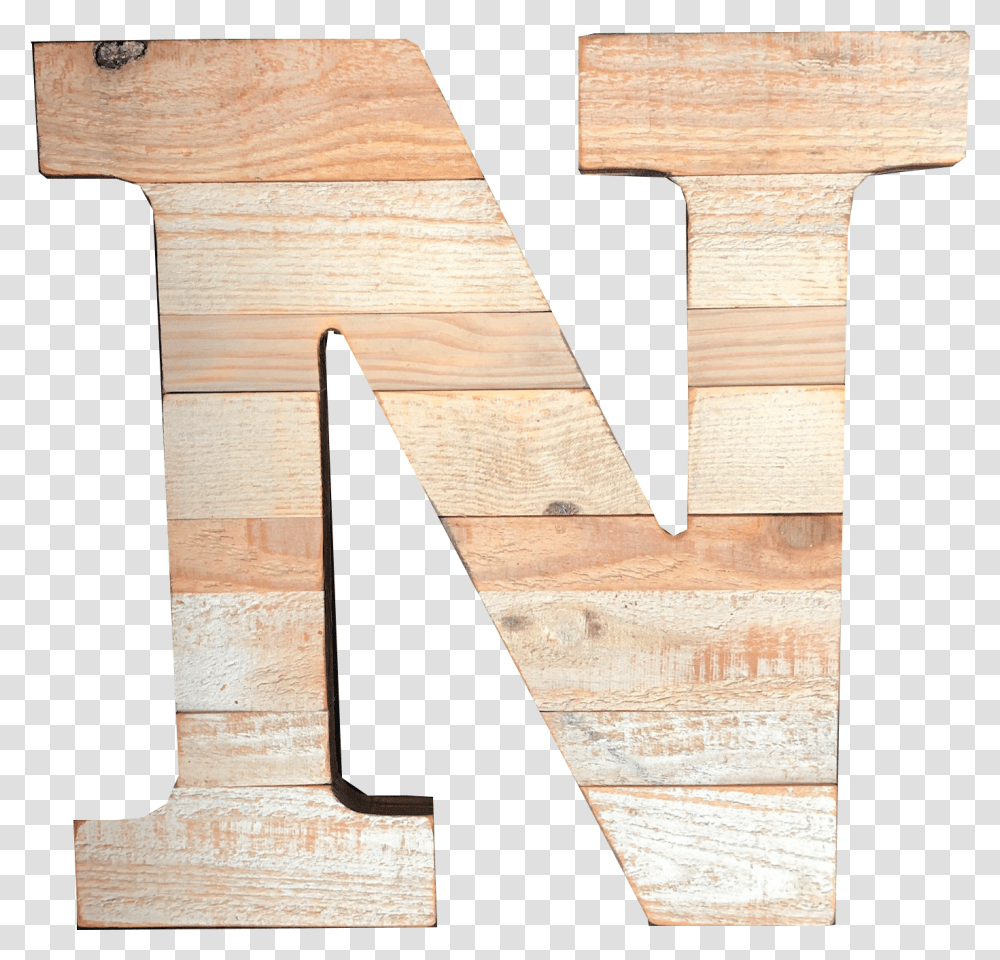 Letter N Plank, Alphabet, Wood, Word Transparent Png