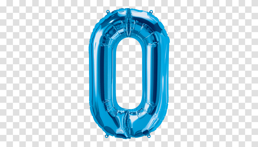 Letter O Blue Number 0 Balloon, Text, Alphabet, Label, Sink Faucet Transparent Png