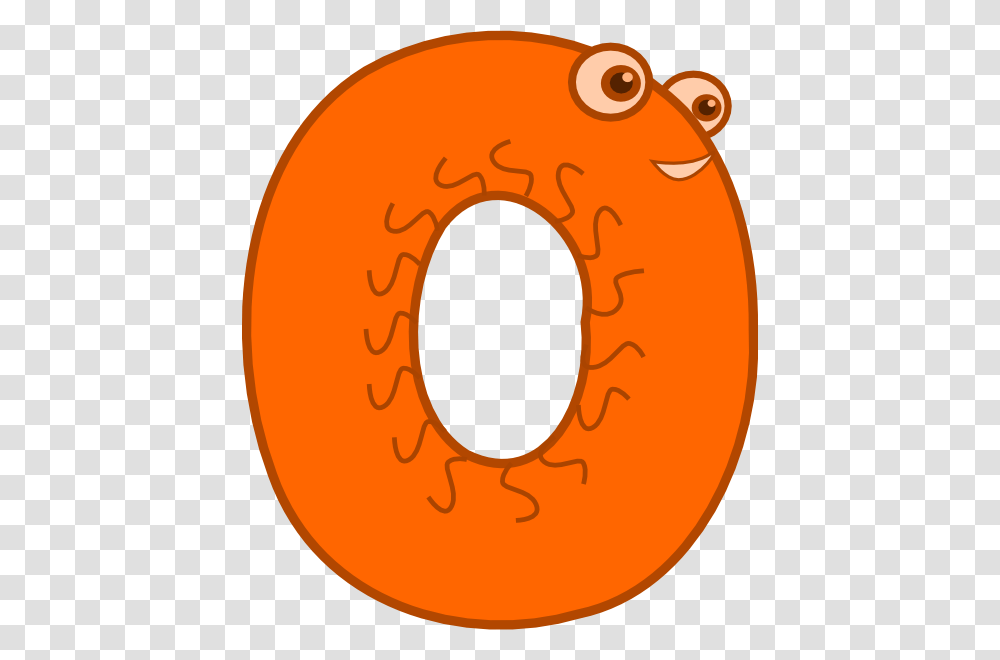 Letter O Clipart The Letter O, Number, Food Transparent Png