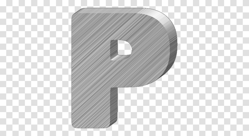 Letter P, Alphabet, Aluminium, Gray Transparent Png