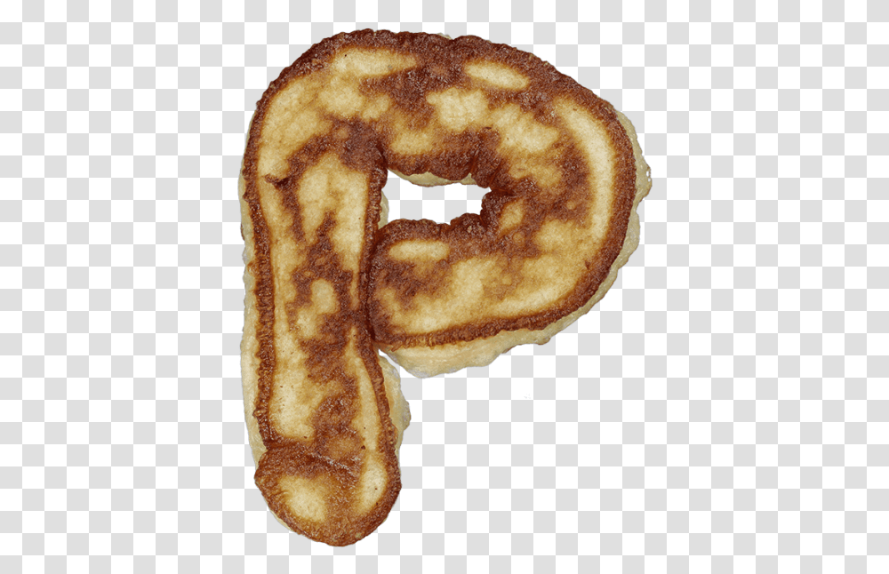 Letter P In Pancake, Bread, Food, Pastry, Dessert Transparent Png