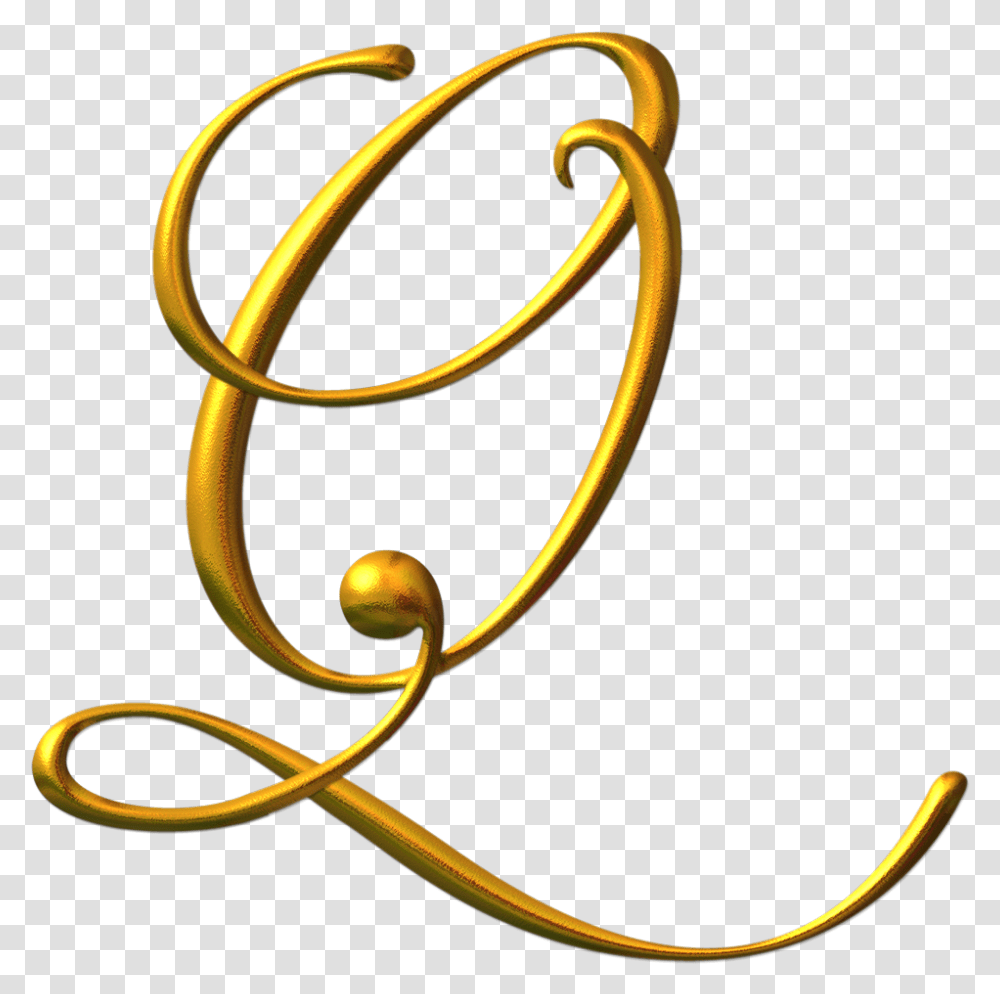 Letter Q Image Gold Letter Q, Astronomy, Dynamite, Bomb, Weapon Transparent Png