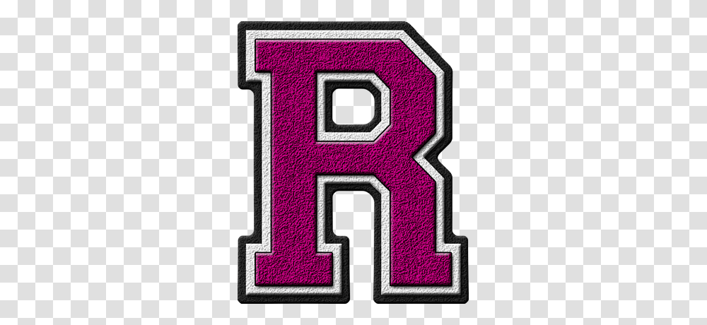 Letter R, Alphabet, Rug, Purple Transparent Png