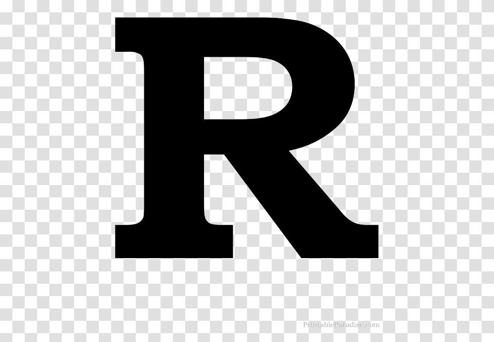 Letter R Images Black Cut Out Letters, Number, Alphabet Transparent Png