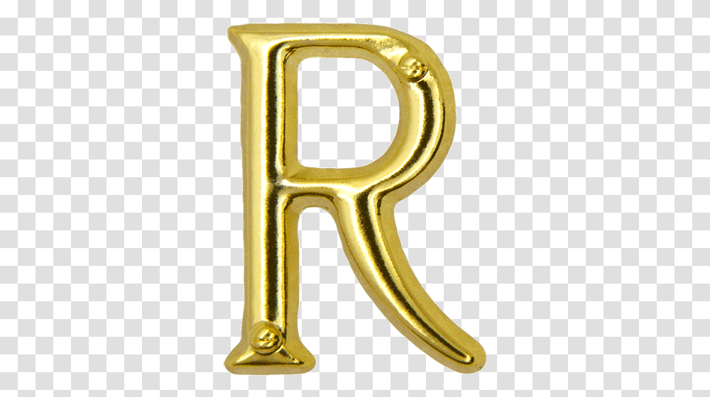 Letter R In Gold, Alphabet, Number Transparent Png