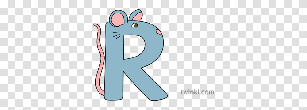 Letter R Mouse Spanish Alphabet Animals Ks1 1 Illustration Letter R With Animals, Number, Symbol Transparent Png
