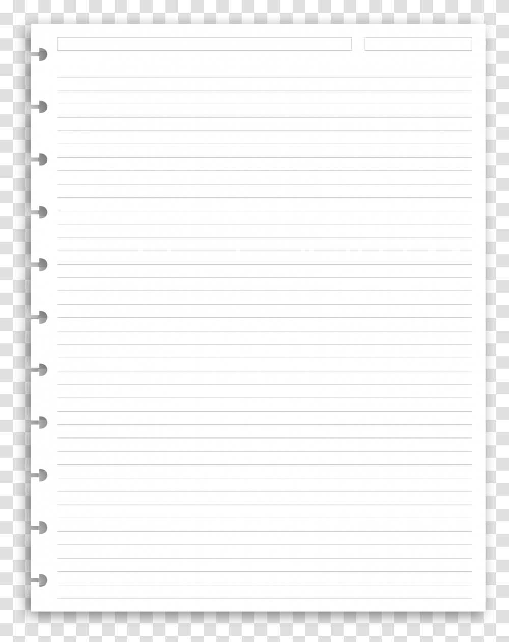 Letter Ruled Sheets Paper, Page, Diary, Document Transparent Png
